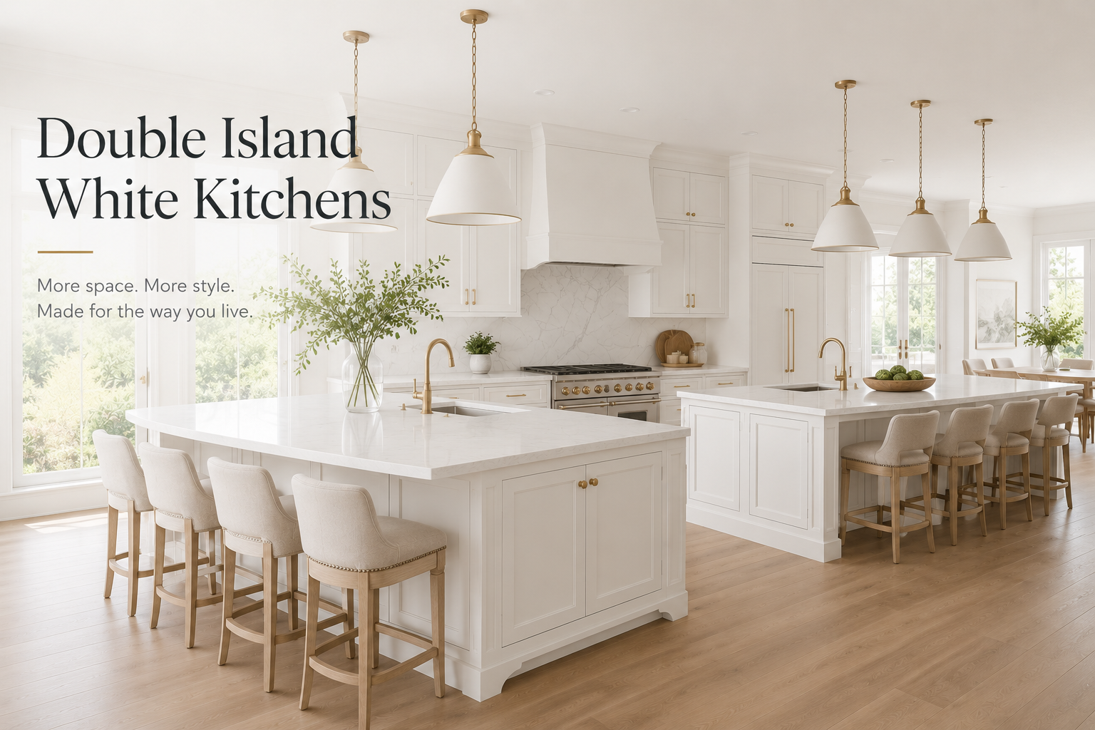 16 Double Island White Kitchens