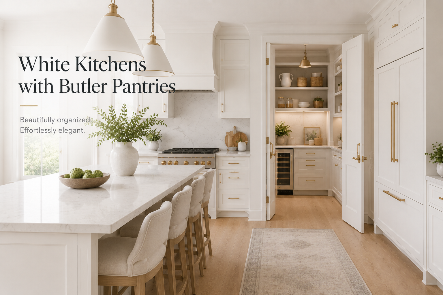 17 White Kitchens with Butler Pantries