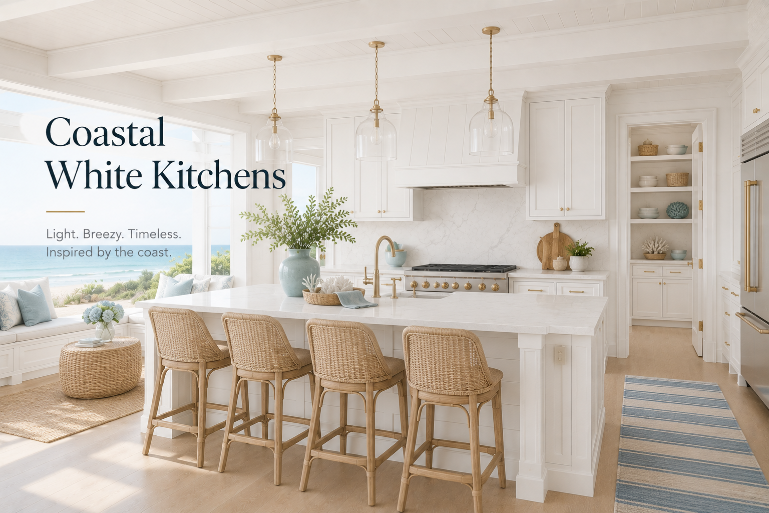 19 Coastal White Kitchens