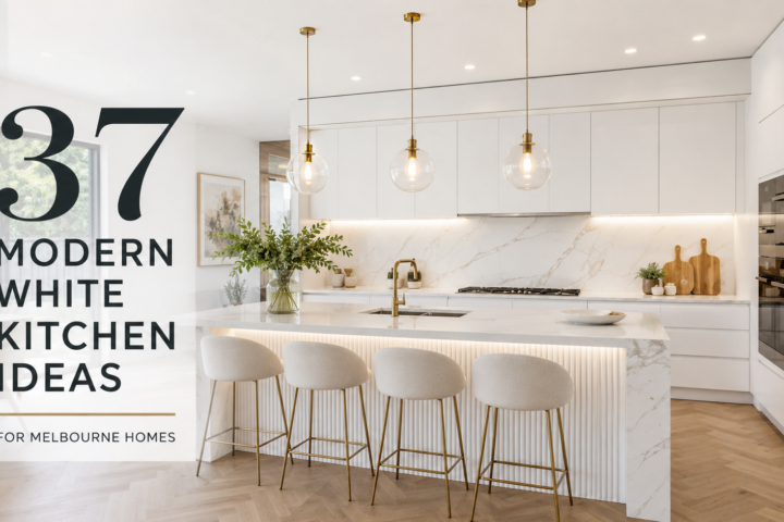 37 Modern White Kitchen Ideas for Melbourne Homes